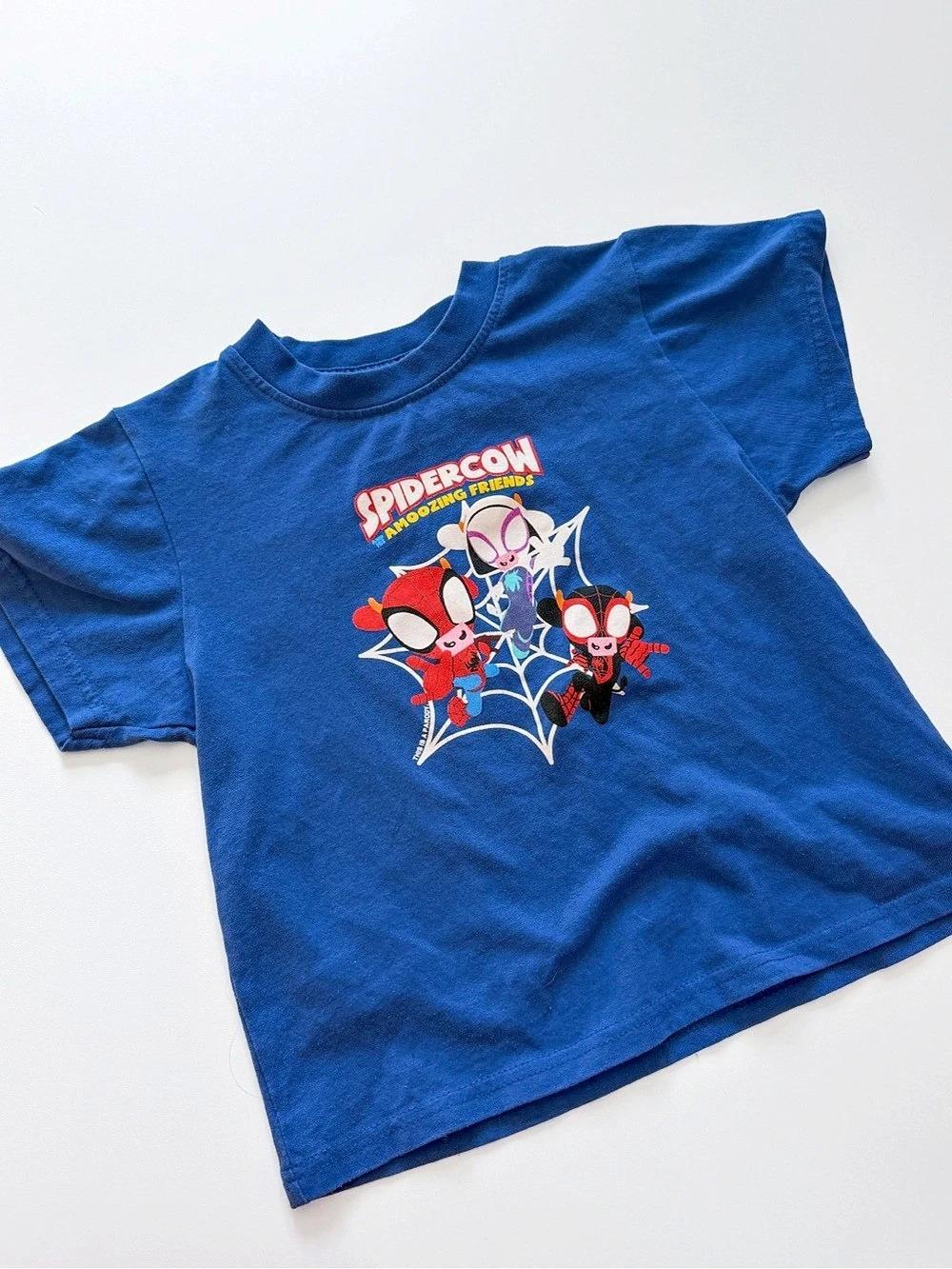 COWS SpiderCOW and His AMOOzing Friends Kids T-Shirt